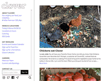 Tablet Screenshot of cloverfoodlab.com